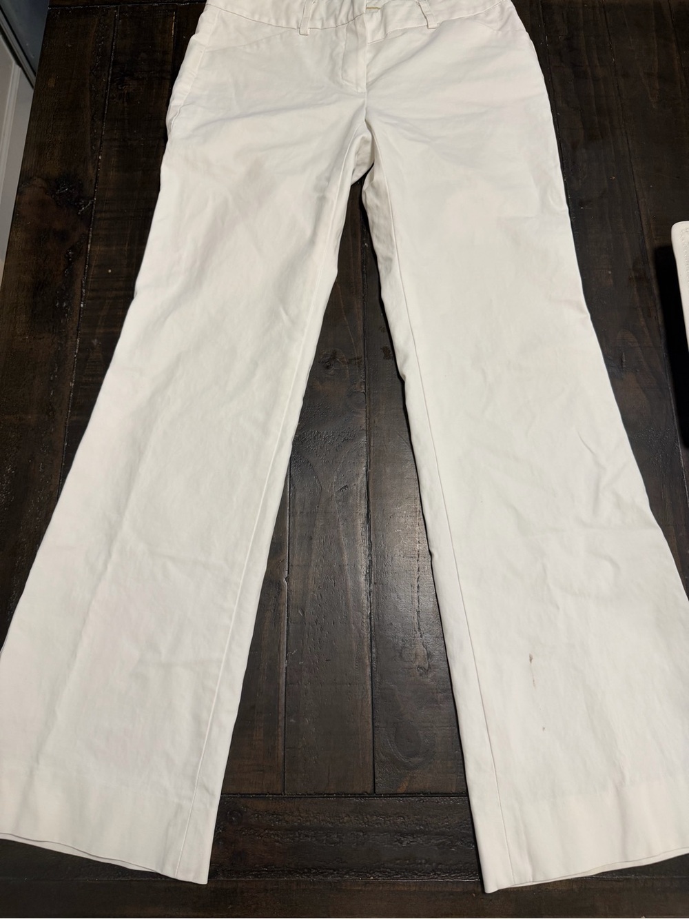 Theory White Wide-Leg Pants